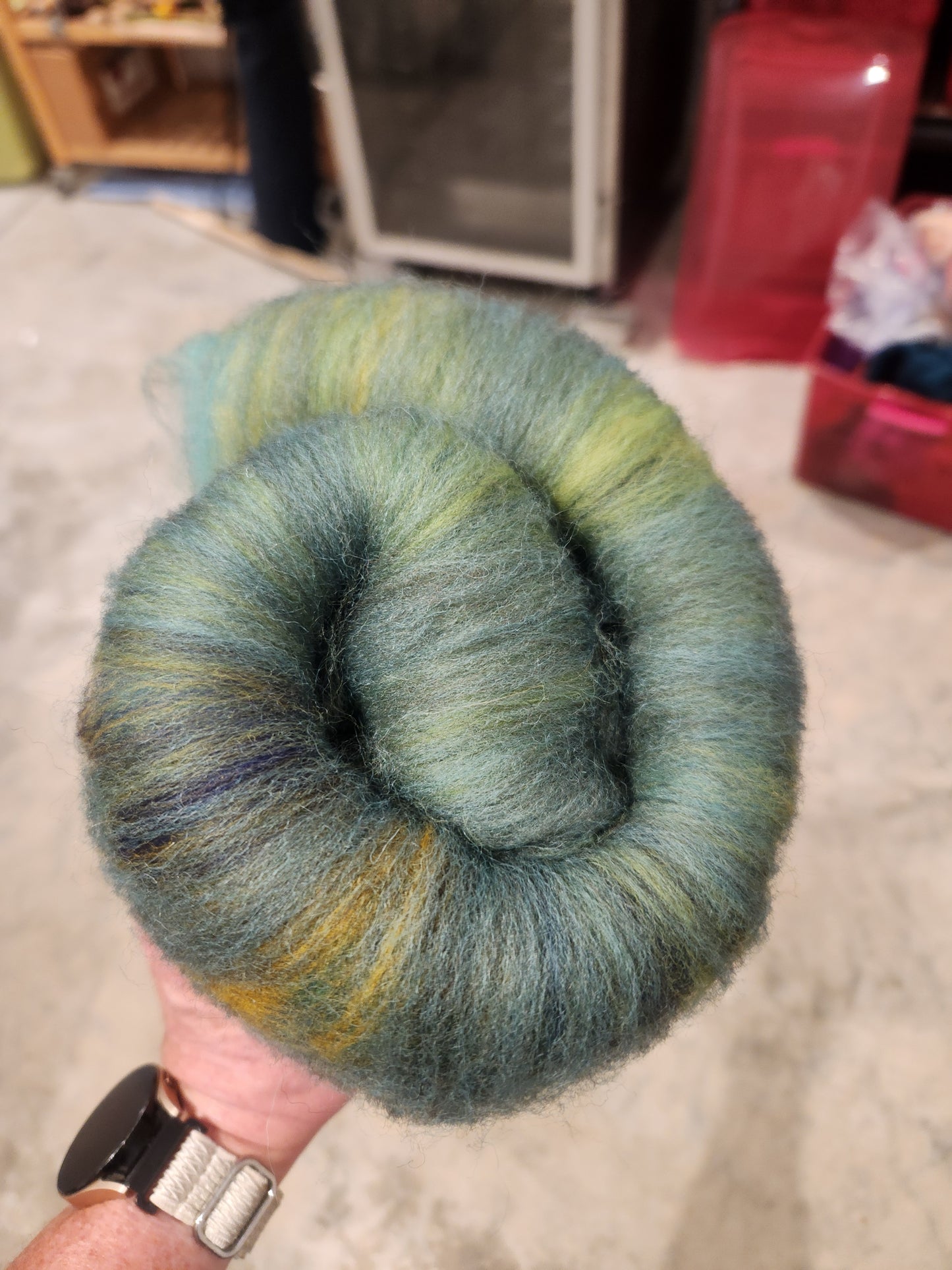 Kelp Forest, Drum Carded Batt, 105g