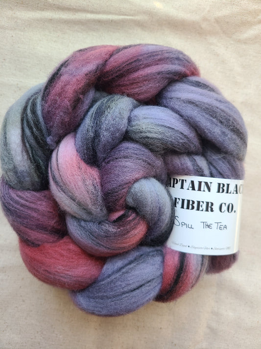 Spill the Tea - Merino Blend Fiber