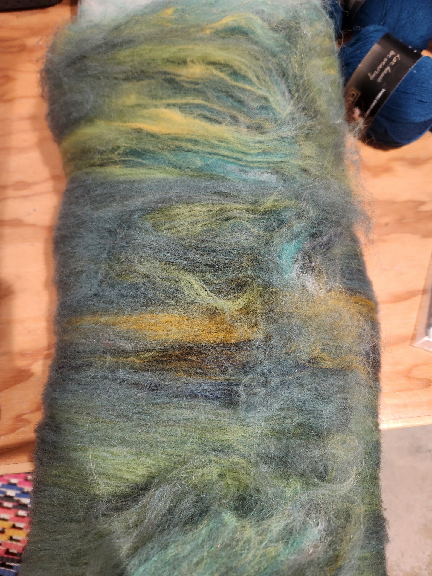 Kelp Forest, Drum Carded Batt, 105g