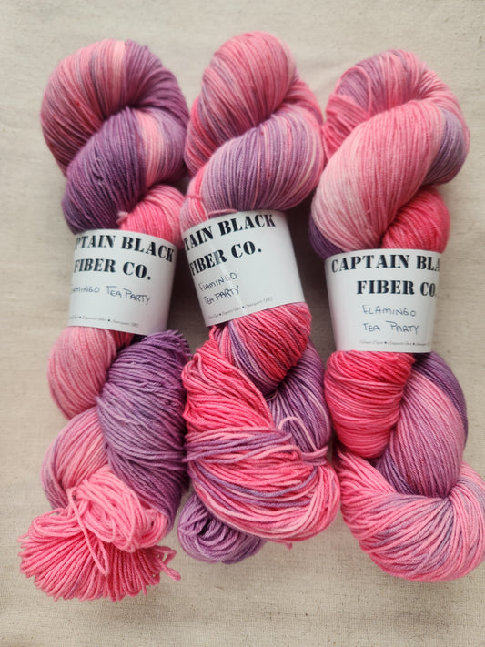 Flamingo Tea Party - Manta Ray Sock